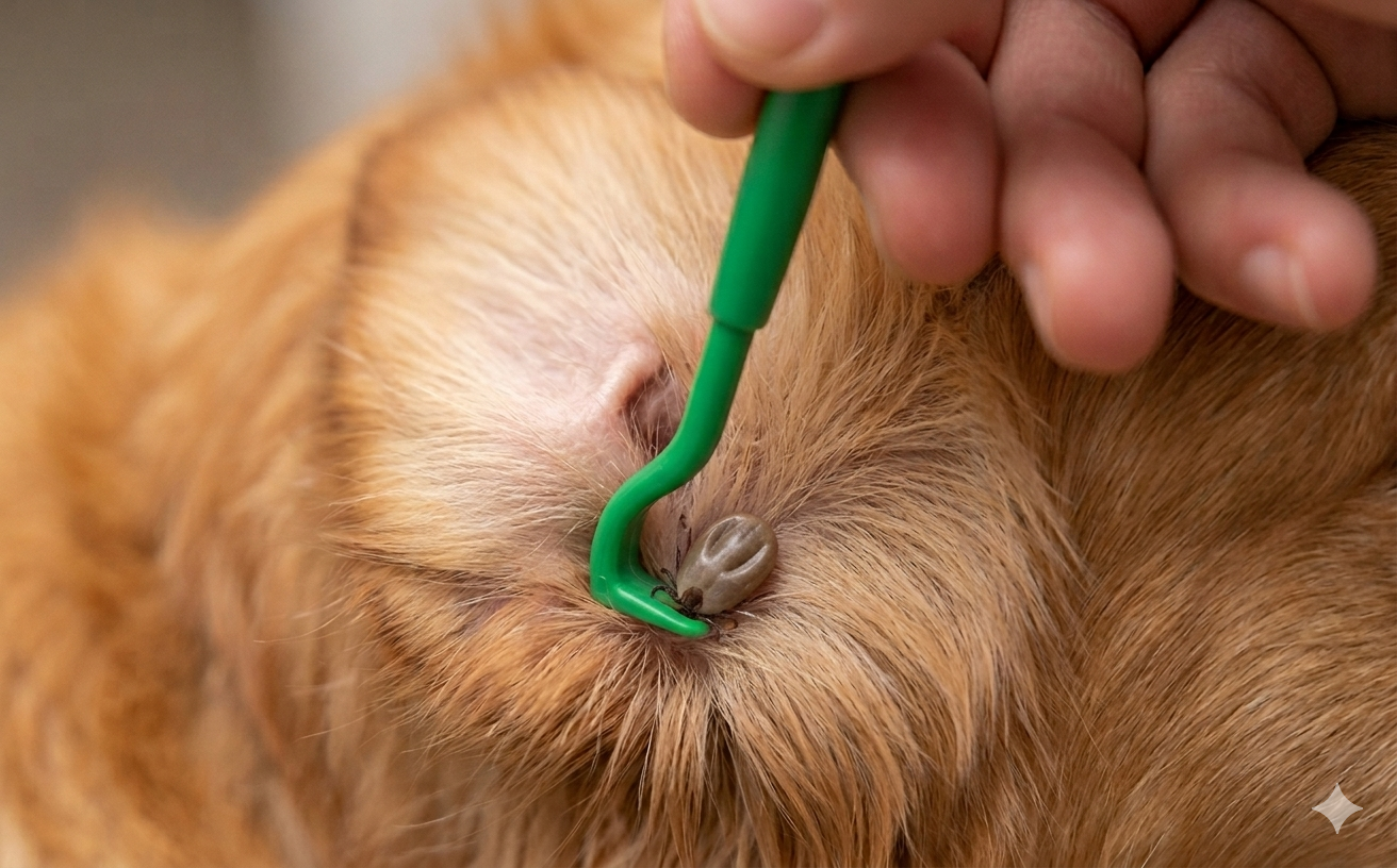 Verzorgingsset voor Huisdieren - Tekenverwijderaar, Vlooienkam, Scheerapparaat en Reinigingstools voor Hond en Kat