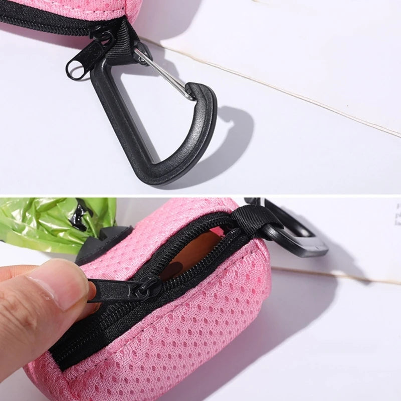 Poepzakjes Houder voor Hond - Pet Waste Bag Dispenser met Clip - Handig voor Wandelen