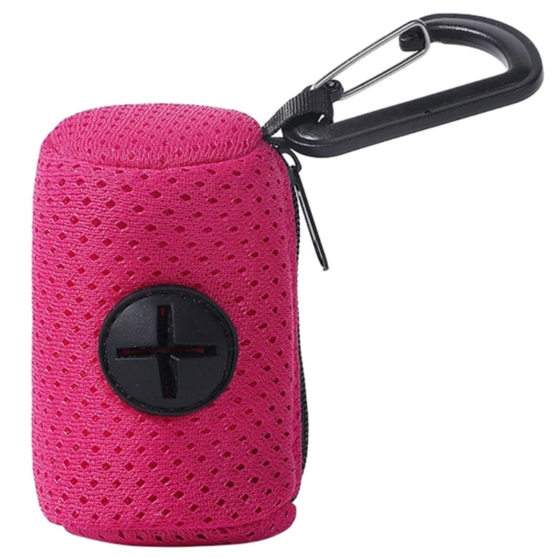 Poepzakjes Houder voor Hond - Pet Waste Bag Dispenser met Clip - Handig voor Wandelen