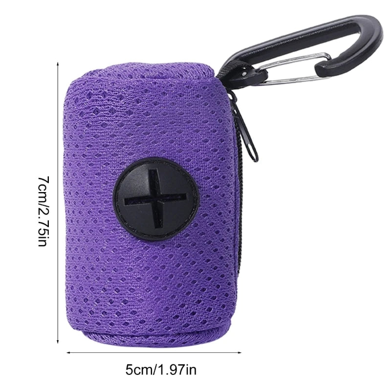 Poepzakjes Houder voor Hond - Pet Waste Bag Dispenser met Clip - Handig voor Wandelen