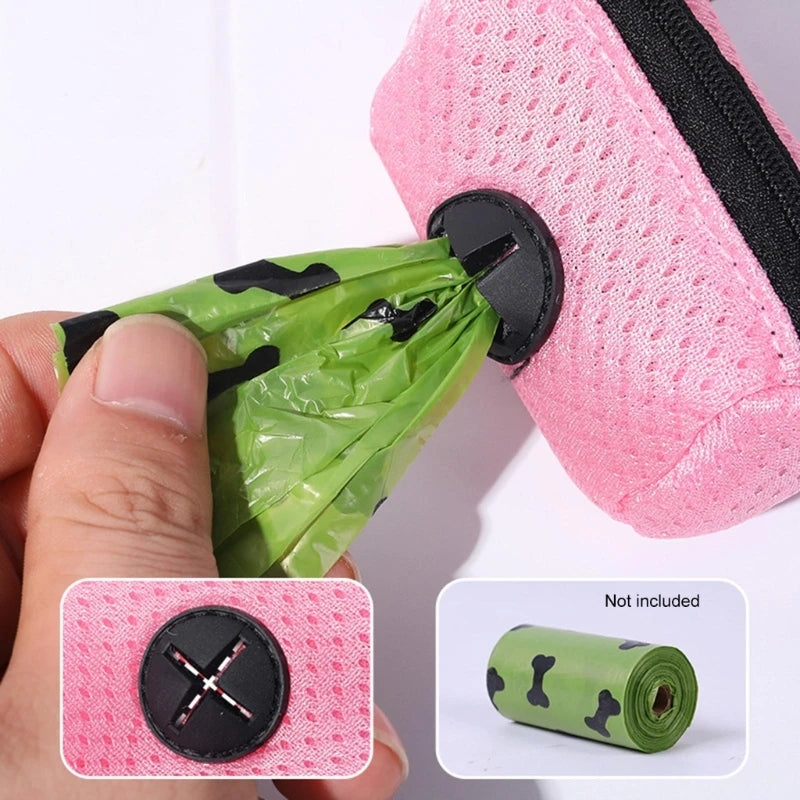 Poepzakjes Houder voor Hond - Pet Waste Bag Dispenser met Clip - Handig voor Wandelen